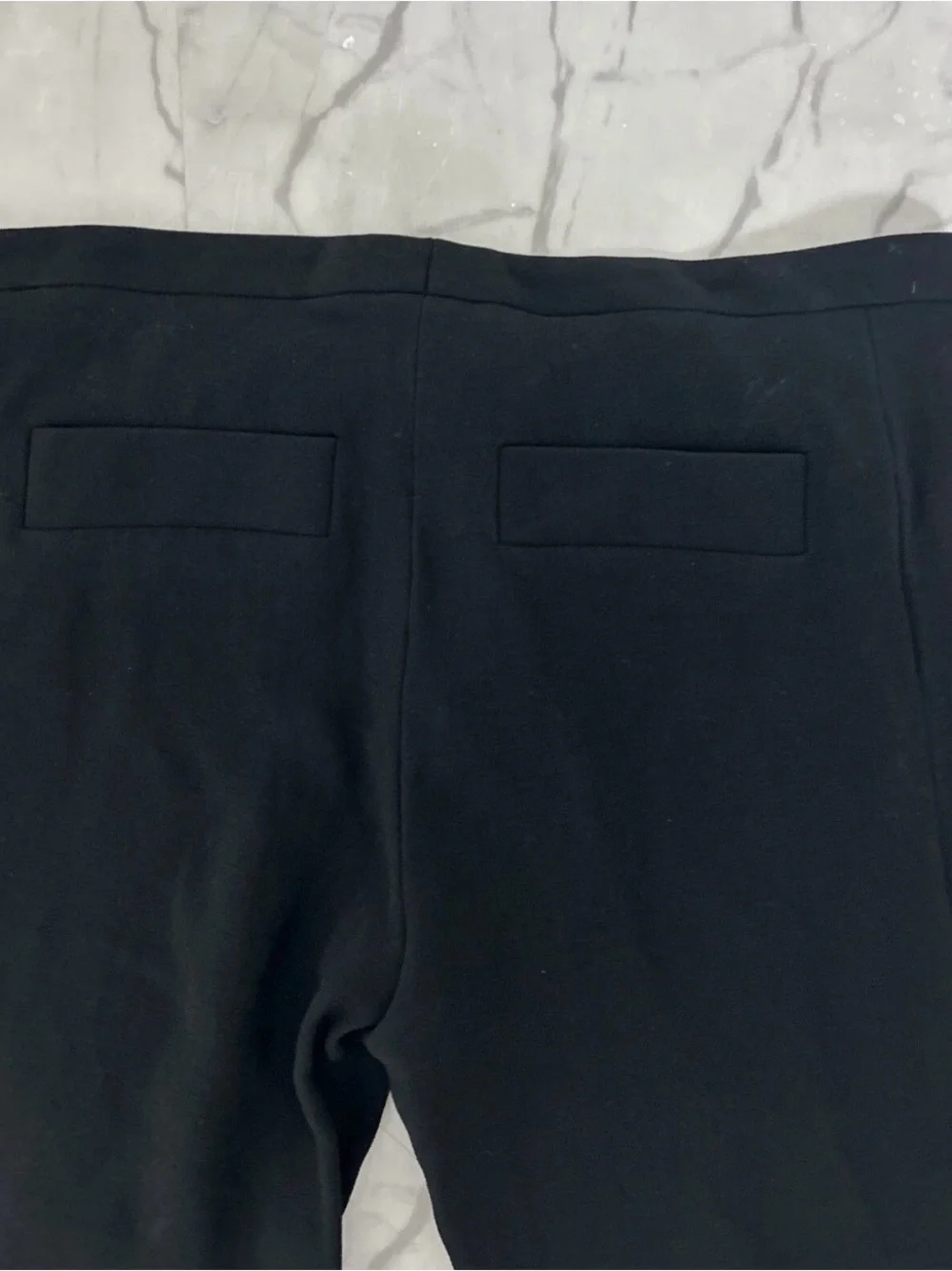 Chanel 100% Silk Black Straight Leg Pants Size IT 38